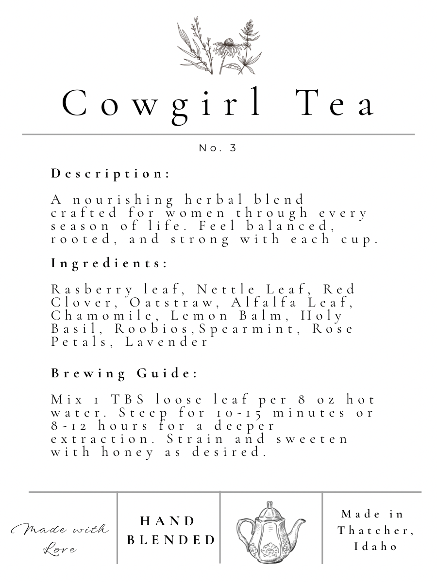 Cowgirl Tea - hormone + adrenal support