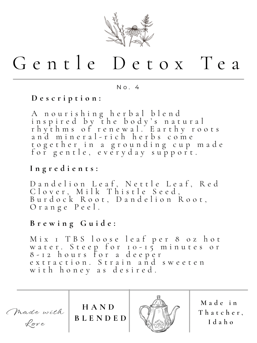 Gentle Detox Tea - restorative