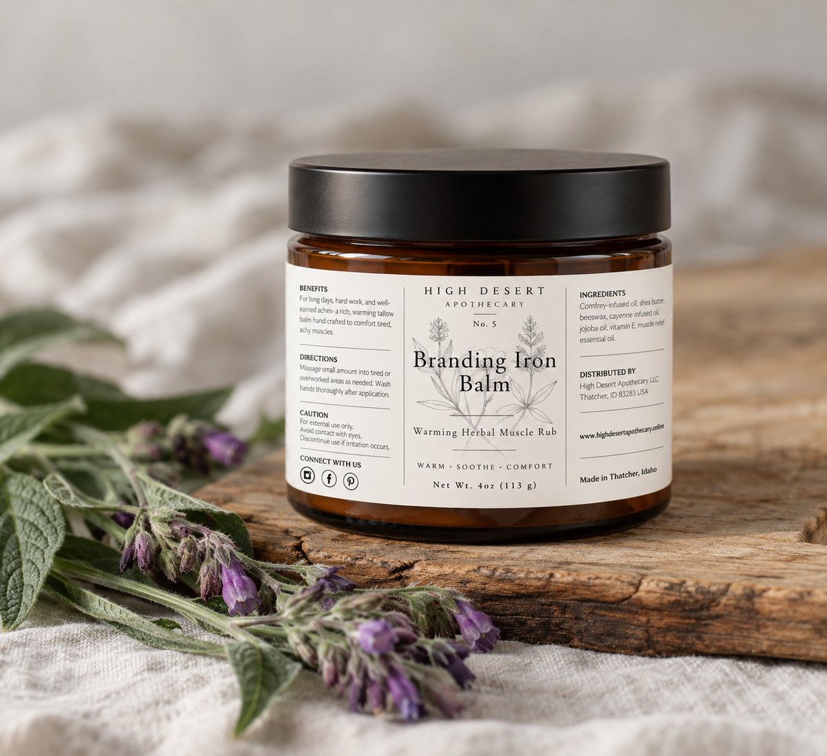 Branding Iron Balm