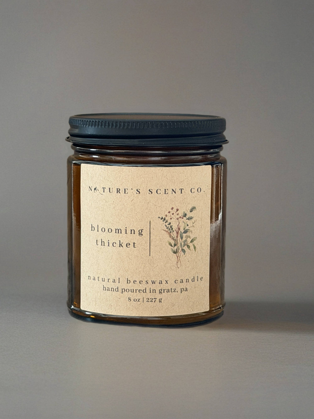 Blooming Thicket Beeswax Candle