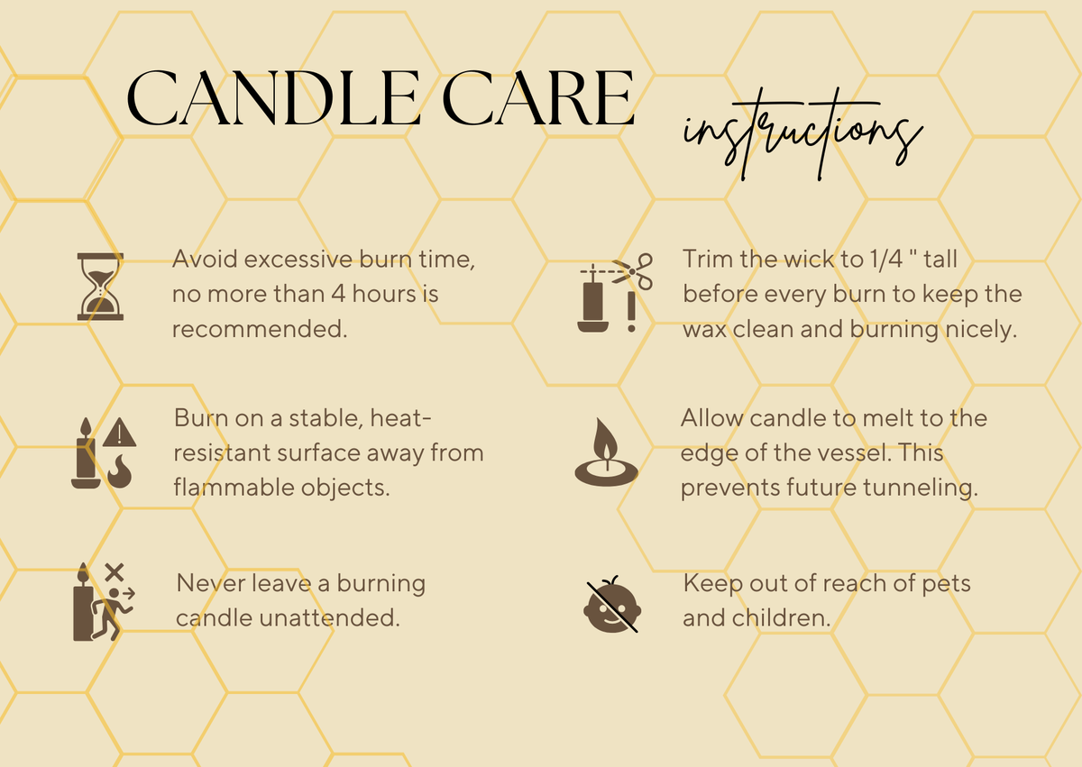 Apple Tree Farm Beeswax Candle